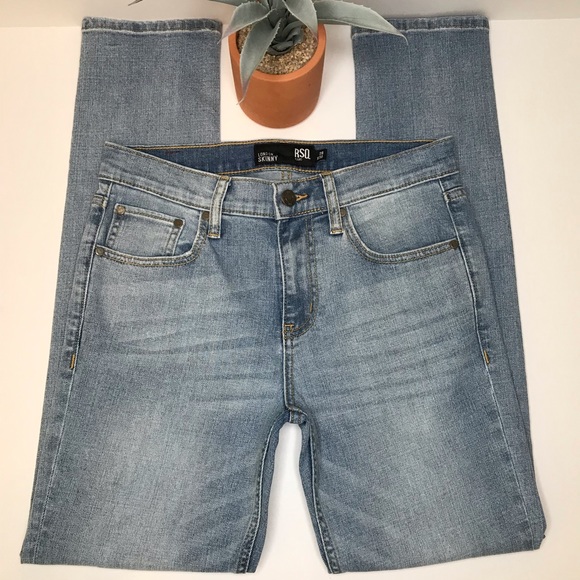 RSQ 99% Cotton London Skinny High-Rise - Size: 28 - Picture 6 of 17